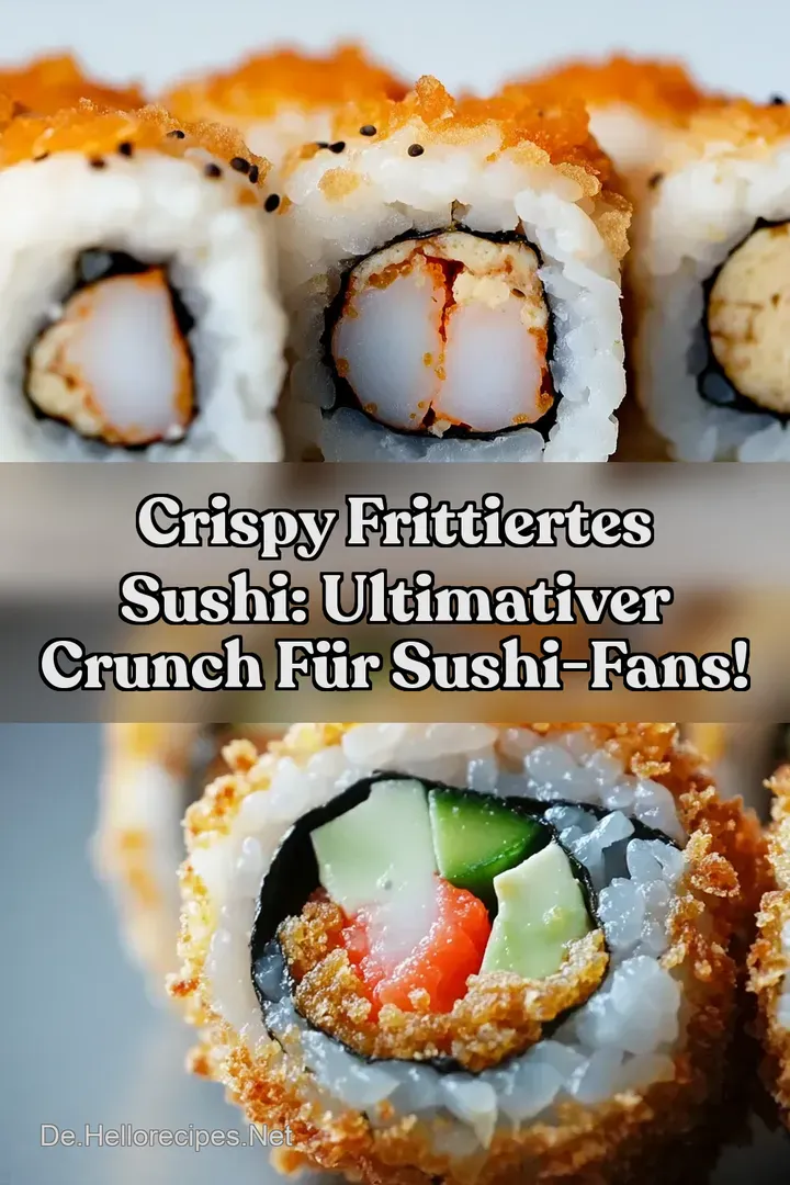 Crispy Frittiertes Sushi: Ultimativer Crunch für Sushi-Fans!
