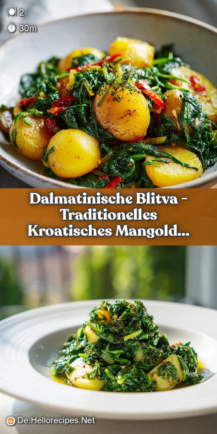 Close-up of fork-tender green swiss chard nestled against creamy, golden potato cubes, glistening.