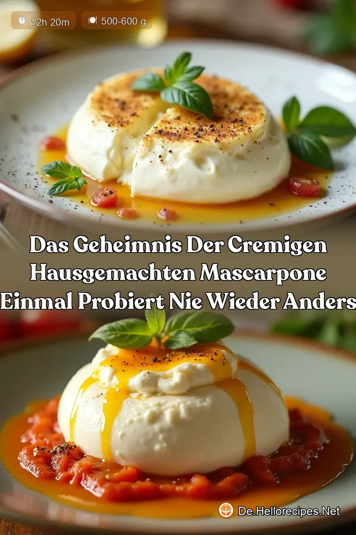 Das Geheimnis der cremigen Hausgemachten Mascarpone Einmal probiert nie wieder anders