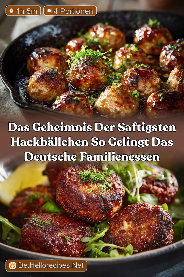 Das Geheimnis der saftigsten Hackb&auml;llchen So gelingt das deutsche Familienessen