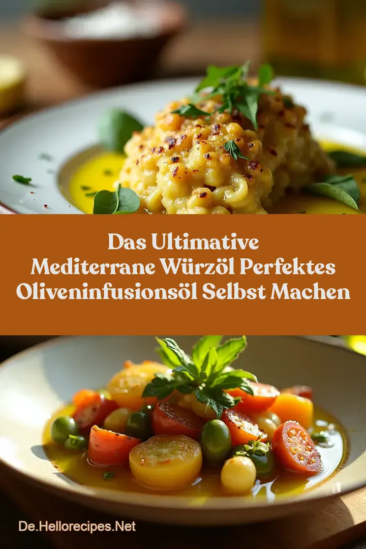 Das Ultimative Mediterrane Würzöl Perfektes OlivenInfusionsöl selbst machen