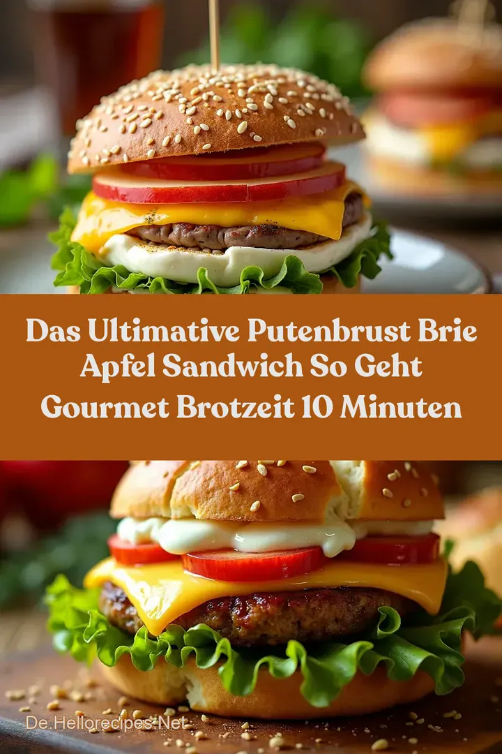Das Ultimative Putenbrust Brie Apfel Sandwich So Geht Gourmet Brotzeit 10 Minuten
