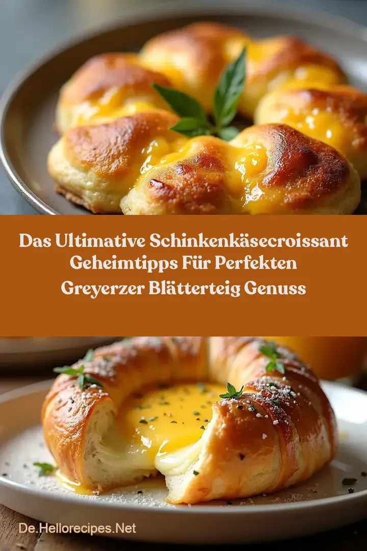 Das Ultimative SchinkenKäseCroissant Geheimtipps für Perfekten Greyerzer Blätterteig Genuss