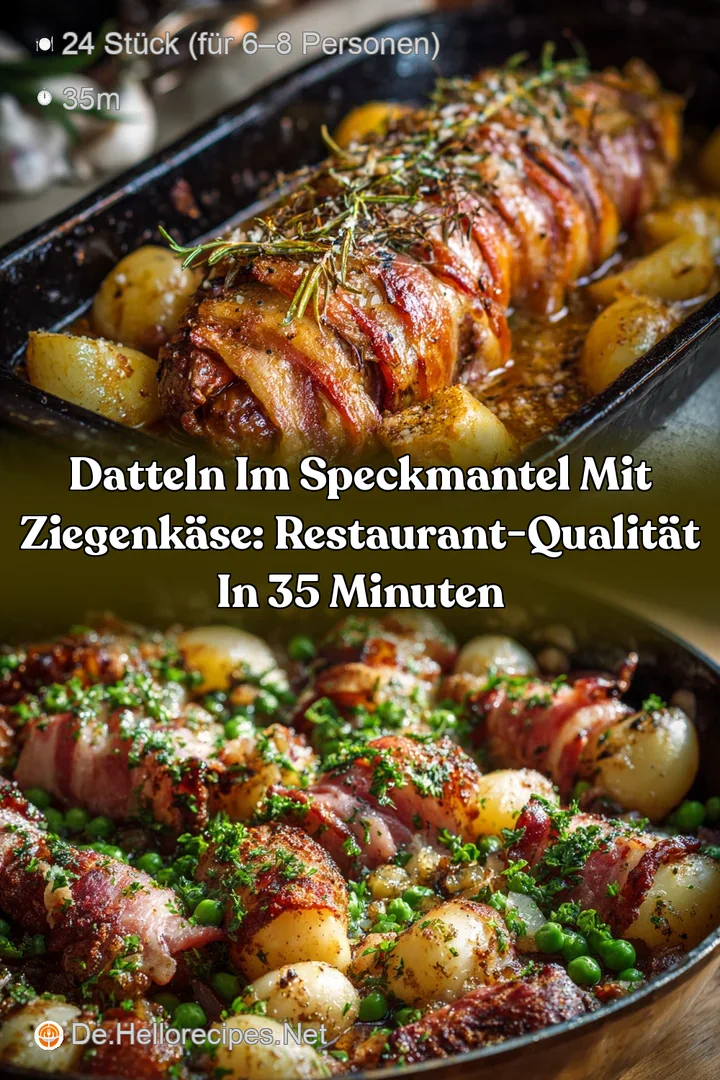 Datteln im Speckmantel mit Ziegenk&auml;se: Restaurant-Qualit&auml;t in 35 Minuten