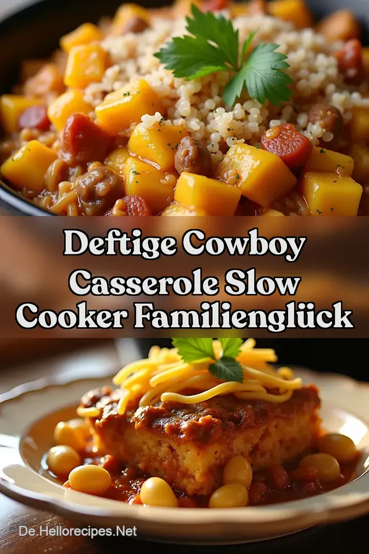 Deftige Cowboy Casserole Slow Cooker Familiengl&uuml;ck