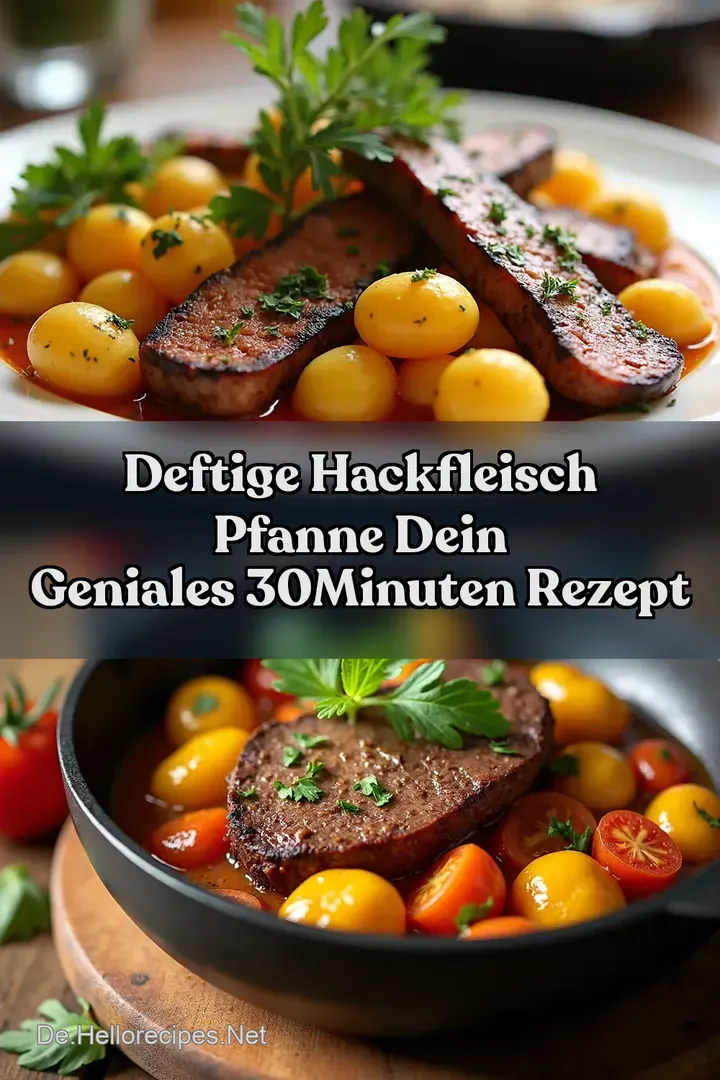 Deftige Hackfleisch Pfanne Dein Geniales 30Minuten Rezept