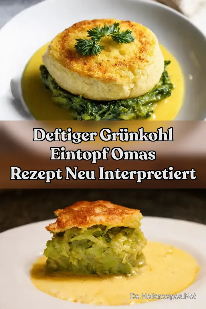 Deftiger Gr&uuml;nkohl Eintopf Omas Rezept Neu Interpretiert