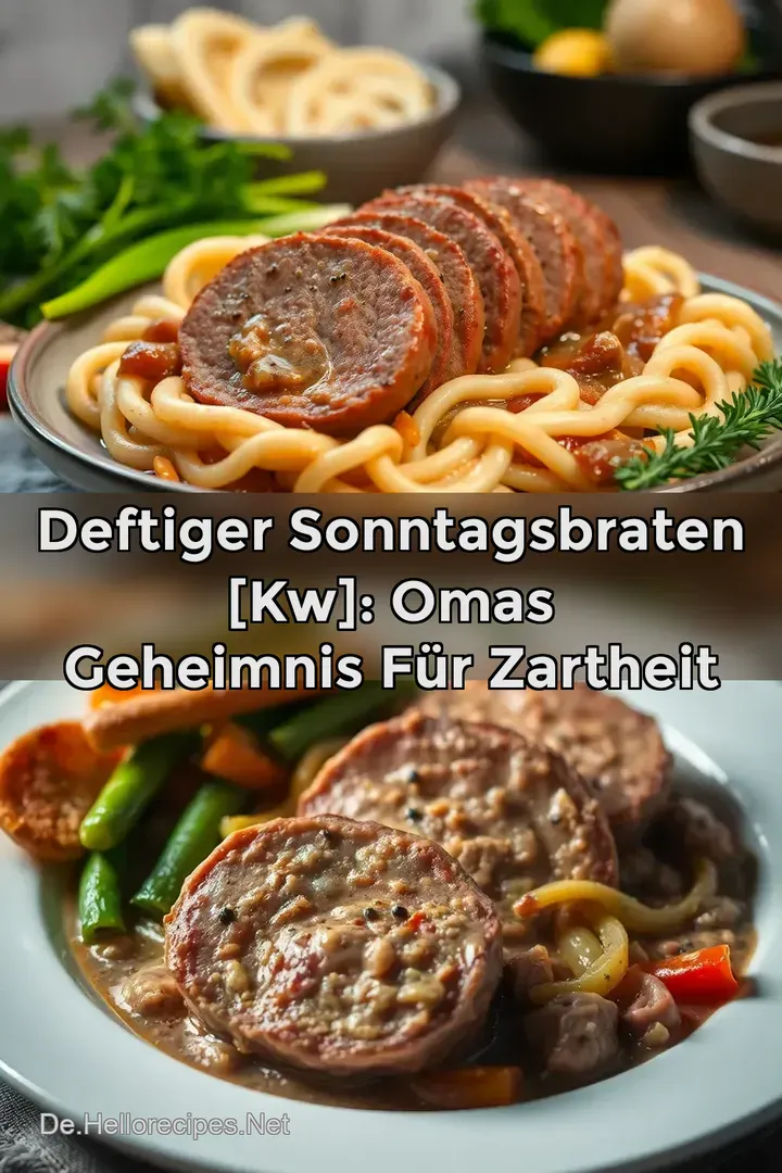 Deftiger Sonntagsbraten [kw]: Omas Geheimnis für Zartheit