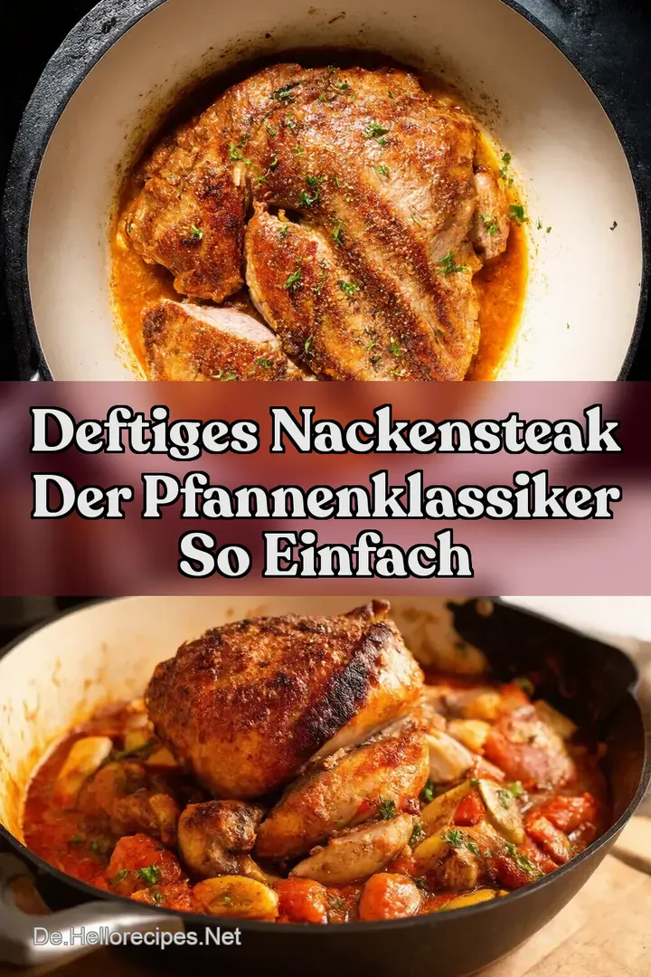 Deftiges Nackensteak Der PfannenKlassiker so einfach