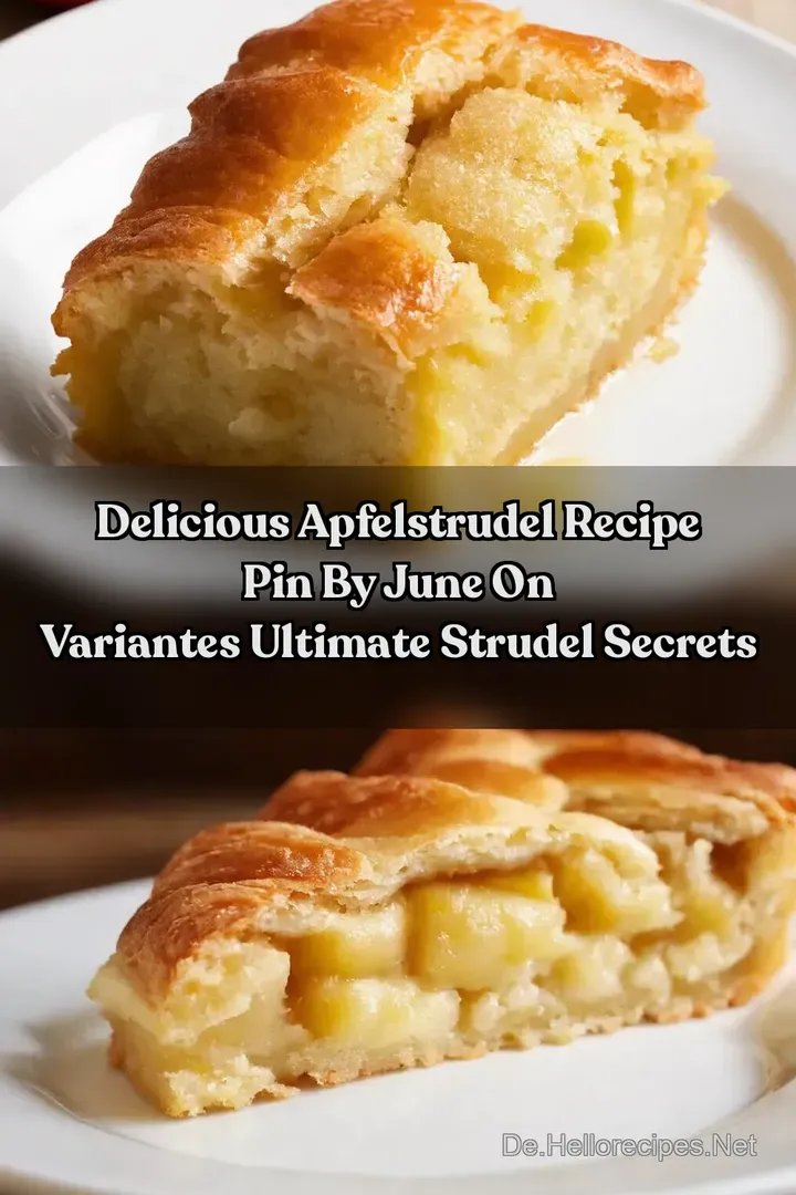 Delicious Apfelstrudel Recipe Pin by june on Variantes Ultimate Strudel Secrets