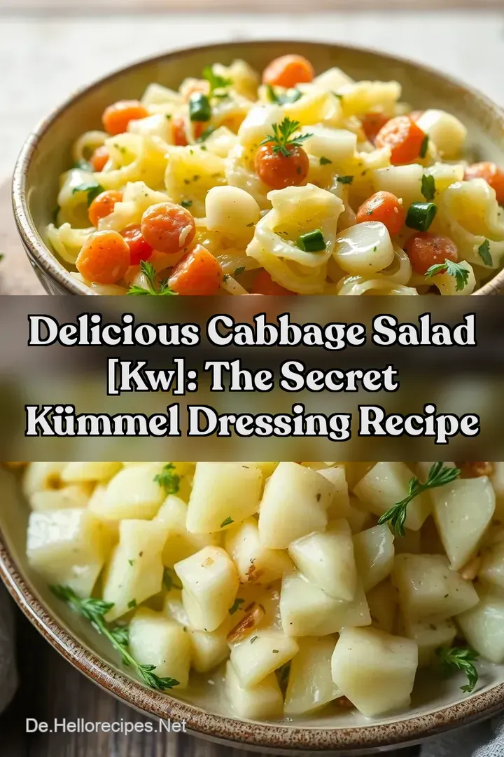 Delicious Cabbage Salad [kw]: The Secret Kümmel Dressing Recipe