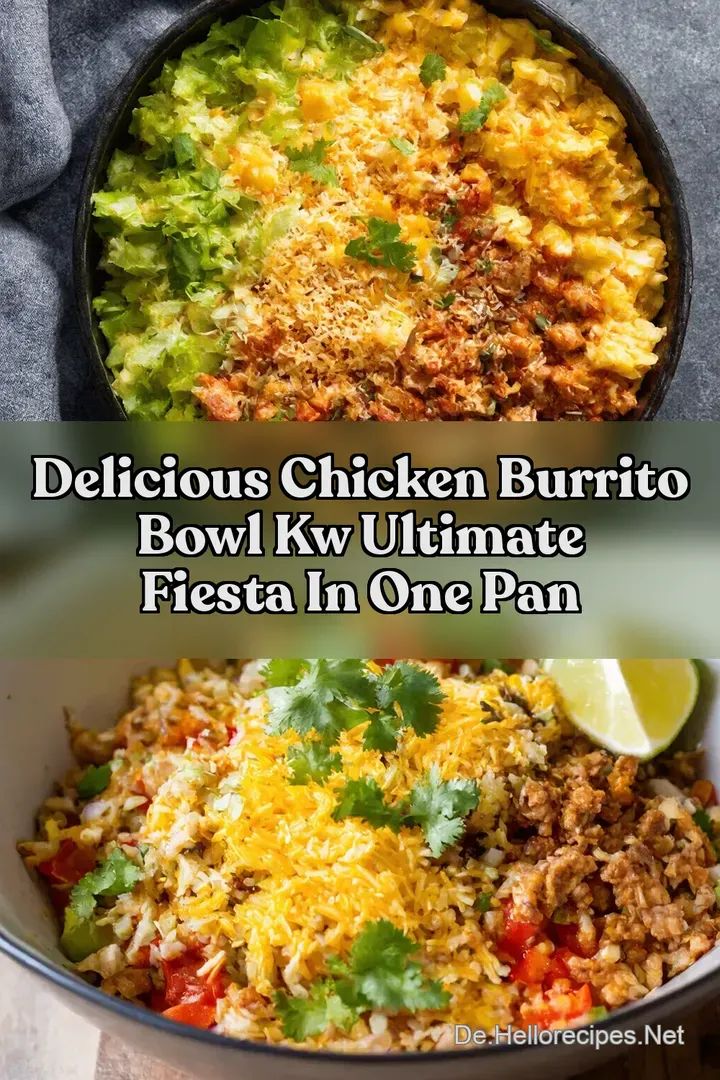 Delicious Chicken Burrito Bowl kw Ultimate Fiesta In One Pan
