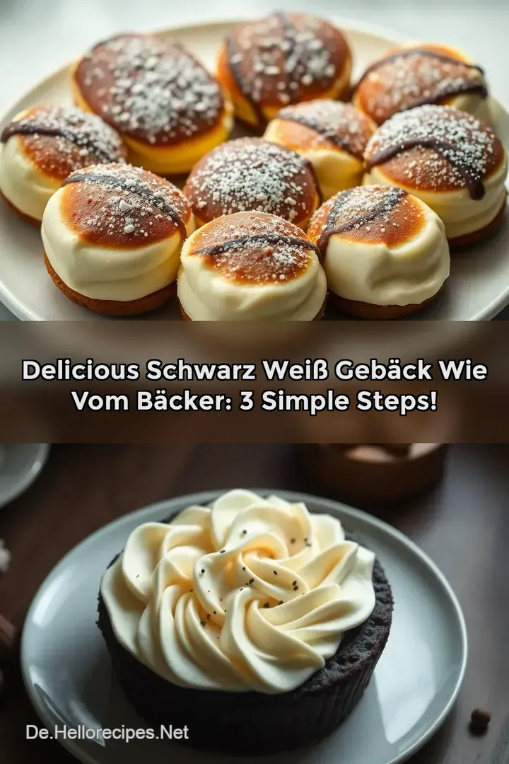 Delicious schwarz weiß gebäck wie vom bäcker: 3 Simple Steps!