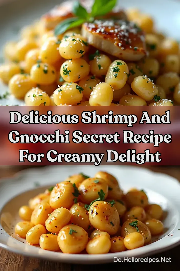 Delicious Shrimp and Gnocchi Secret Recipe for Creamy Delight