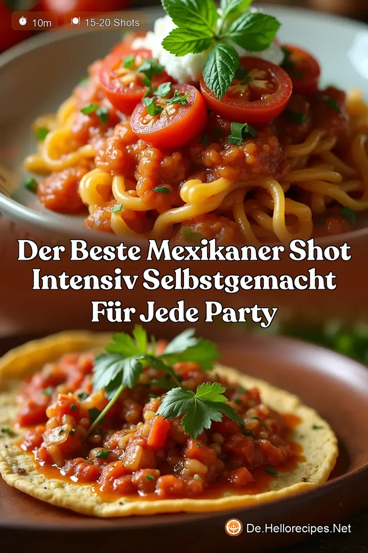 Der beste Mexikaner Shot Intensiv selbstgemacht für jede Party