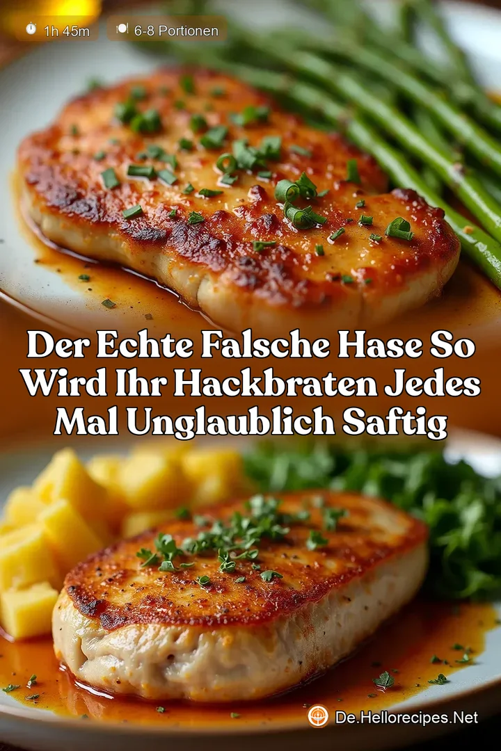Der Echte Falsche Hase So wird Ihr Hackbraten jedes Mal unglaublich saftig
