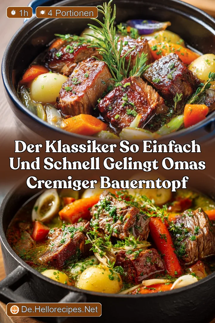 Der Klassiker So einfach und schnell gelingt Omas cremiger Bauerntopf