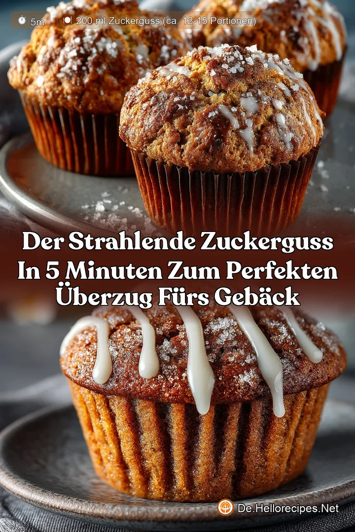 Der strahlende Zuckerguss In 5 Minuten zum perfekten Überzug fürs Gebäck