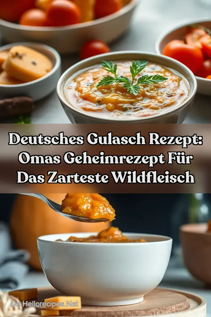 Deutsches Gulasch Rezept: Omas Geheimrezept für das zarteste Wildfleisch
