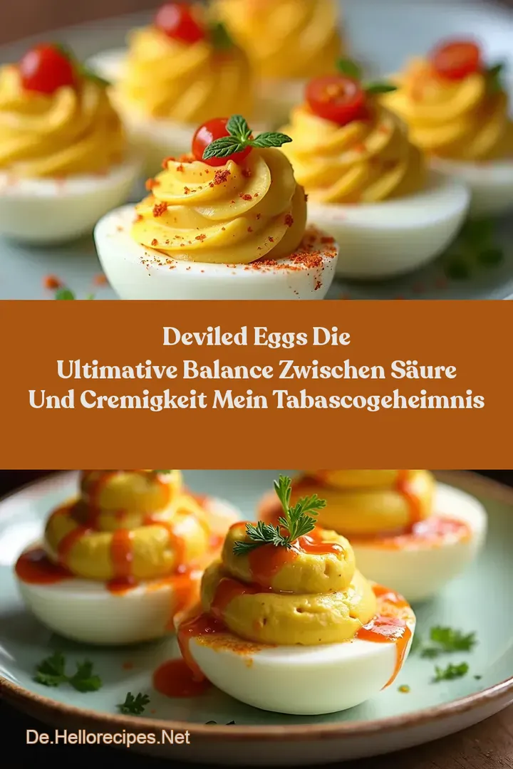 Deviled Eggs Die Ultimative Balance Zwischen Säure Und Cremigkeit Mein TabascoGeheimnis