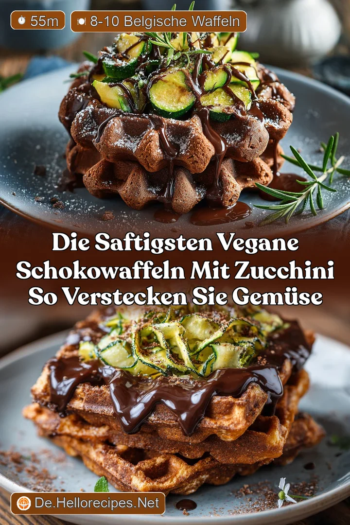 Die saftigsten Vegane Schokowaffeln mit Zucchini So verstecken Sie Gem&uuml;se