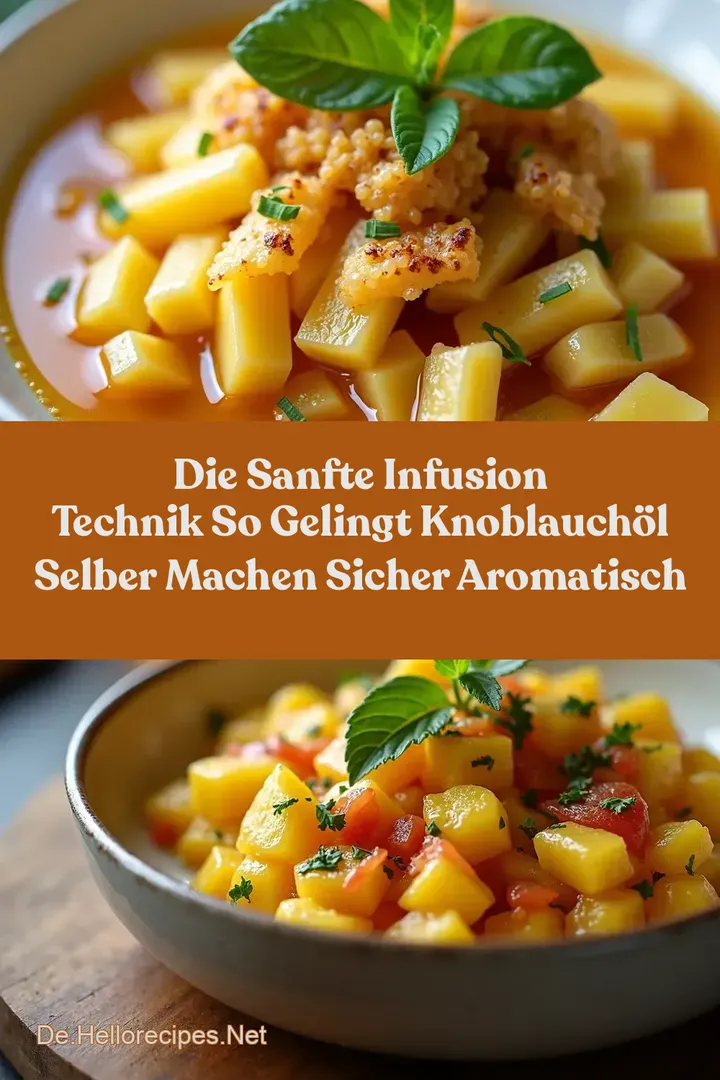 Die Sanfte Infusion Technik So gelingt Knoblauchöl selber machen Sicher Aromatisch