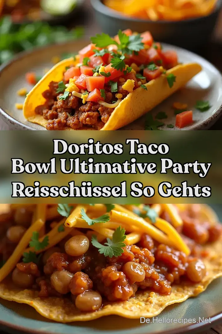Doritos Taco Bowl Ultimative Party Reissch&uuml;ssel So gehts