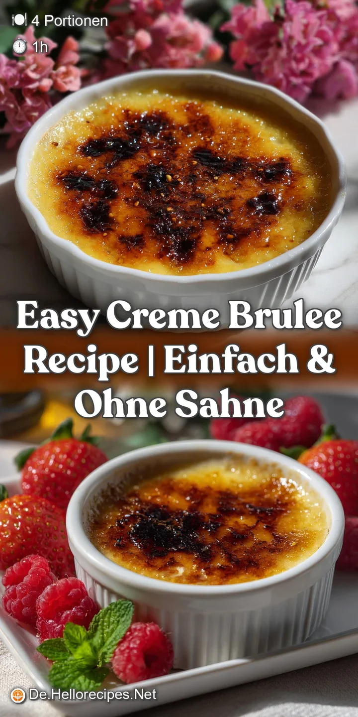 Close-up view of a shimmering, crackled sugar crust, revealing the smooth, velvety custard beneath. A delightful textural ...