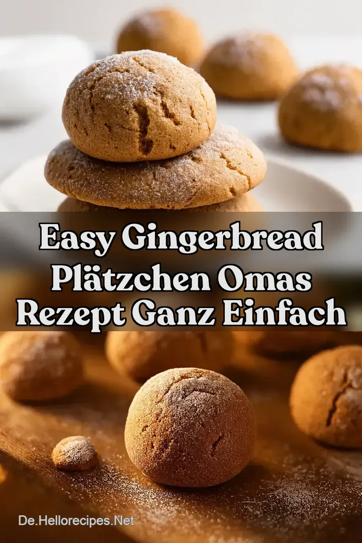 Easy Gingerbread Pl&auml;tzchen Omas Rezept ganz einfach