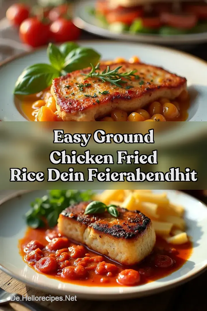 Easy Ground Chicken Fried Rice Dein FeierabendHit