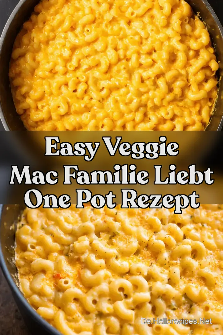Easy Veggie Mac Familie liebt One Pot Rezept