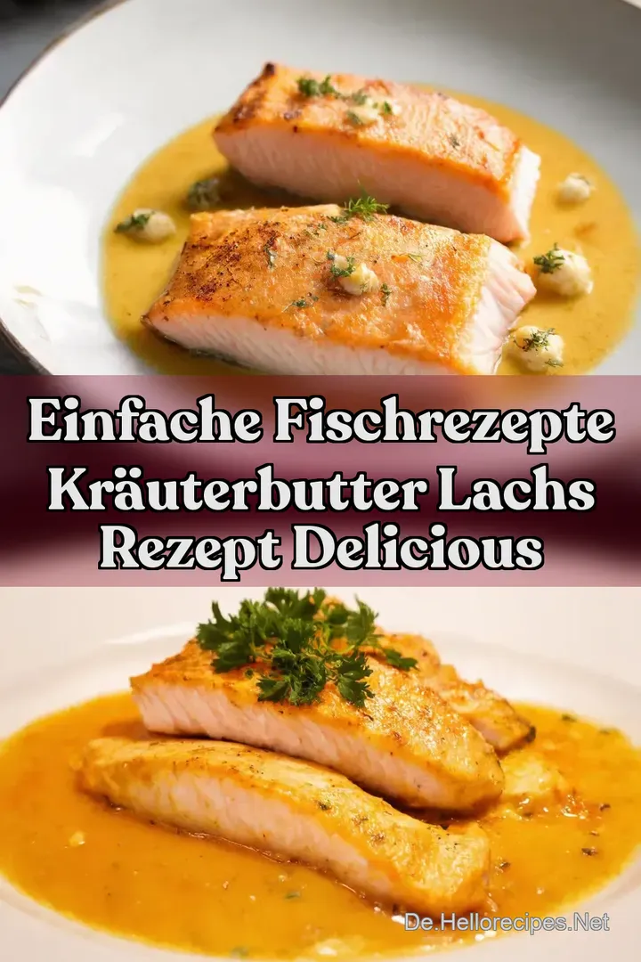 Einfache Fischrezepte Kräuterbutter Lachs Rezept Delicious