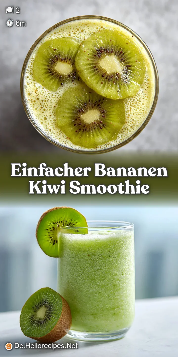 Close-up of a refreshing green smoothie showing a thick, luscious texture. Tiny black kiwi seeds dispersed throughout.