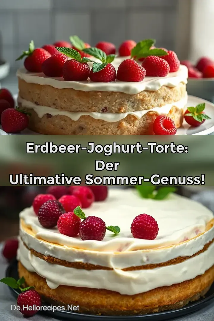 Erdbeer-Joghurt-Torte: Der ultimative Sommer-Genuss!