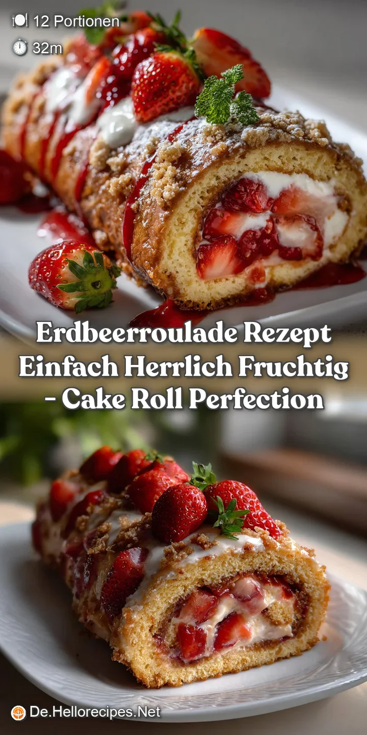 Erdbeerroulade Rezept Einfach Herrlich Fruchtig - Cake Roll Perfection