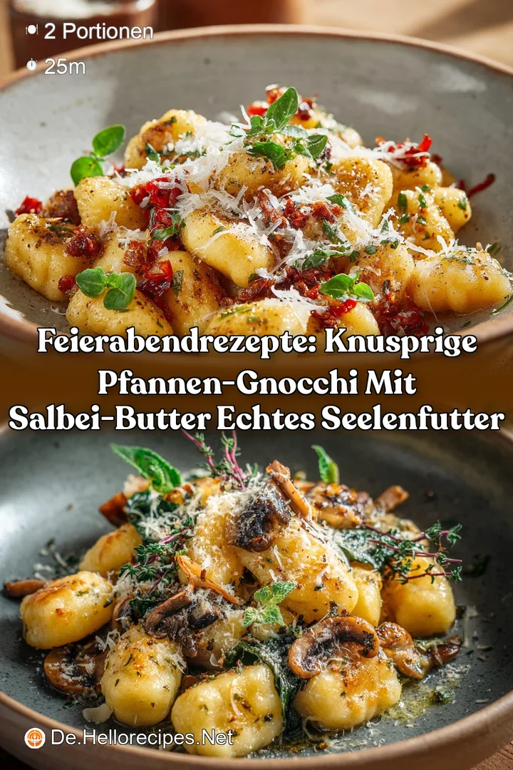 Feierabendrezepte: Knusprige Pfannen-Gnocchi mit Salbei-Butter echtes Seelenfutter
