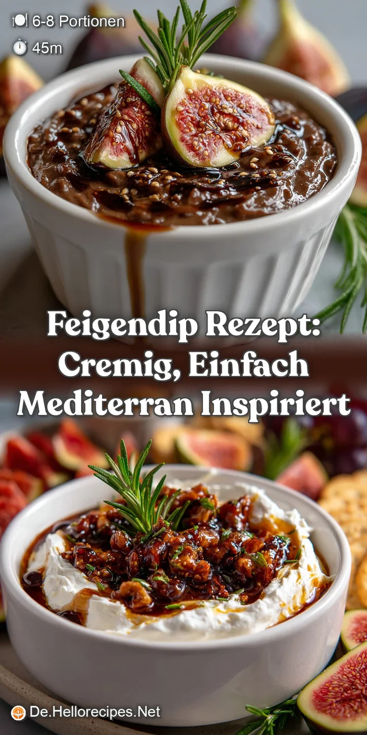 Feigendip Rezept: Cremig einfach mediterran inspiriert