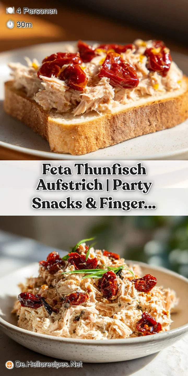 Detailaufnahme einer cremigen, grob strukturierten Masse mit wei&szlig;en K&auml;sebr&ouml;seln und fein gehackten gr&uuml;nen Kr&auml;utern.