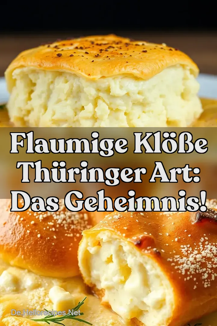 Flaumige Kl&ouml;&szlig;e Th&uuml;ringer Art: Das Geheimnis!