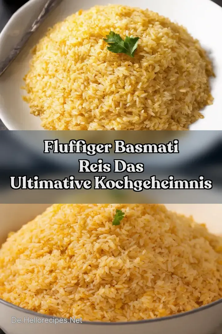 Fluffiger Basmati Reis Das ultimative Kochgeheimnis