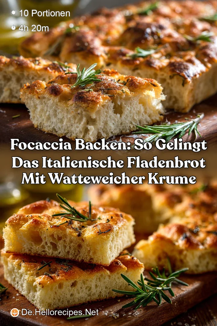 Focaccia backen: So gelingt das italienische Fladenbrot mit watteweicher Krume