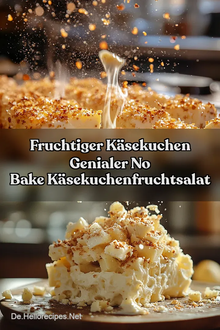 Fruchtiger Käsekuchen Genialer No Bake KäsekuchenFruchtsalat