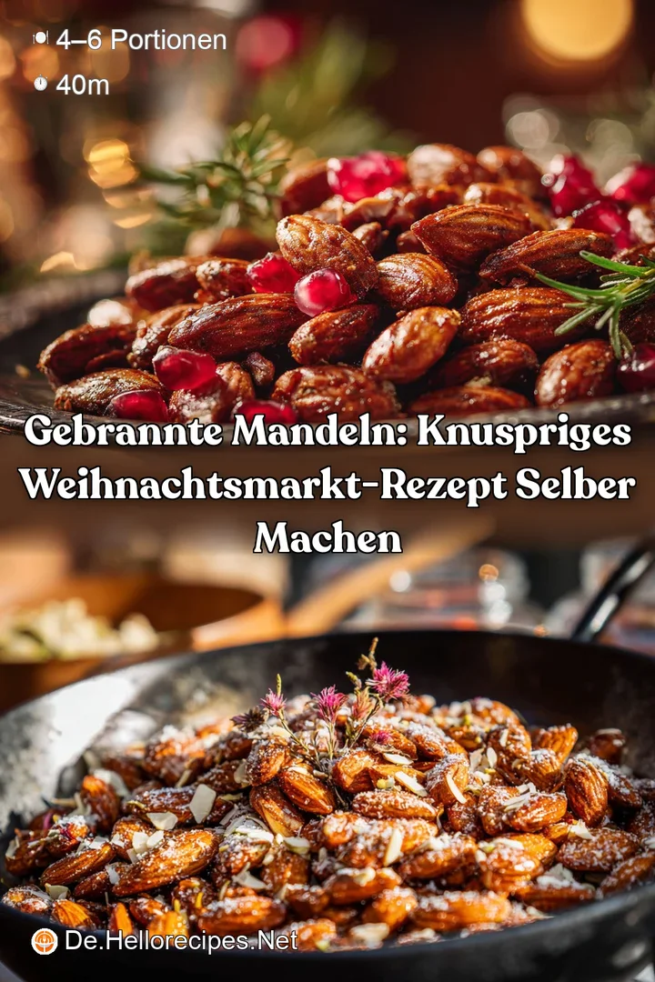 Gebrannte Mandeln: Knuspriges Weihnachtsmarkt-Rezept selber machen