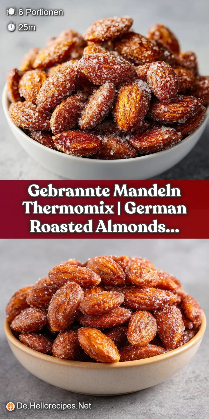 Makroaufnahme von goldgelben Mandeln mit einer glitzernden, harten Zuckerkruste und einer warmen, gl&auml;nzenden Optik.