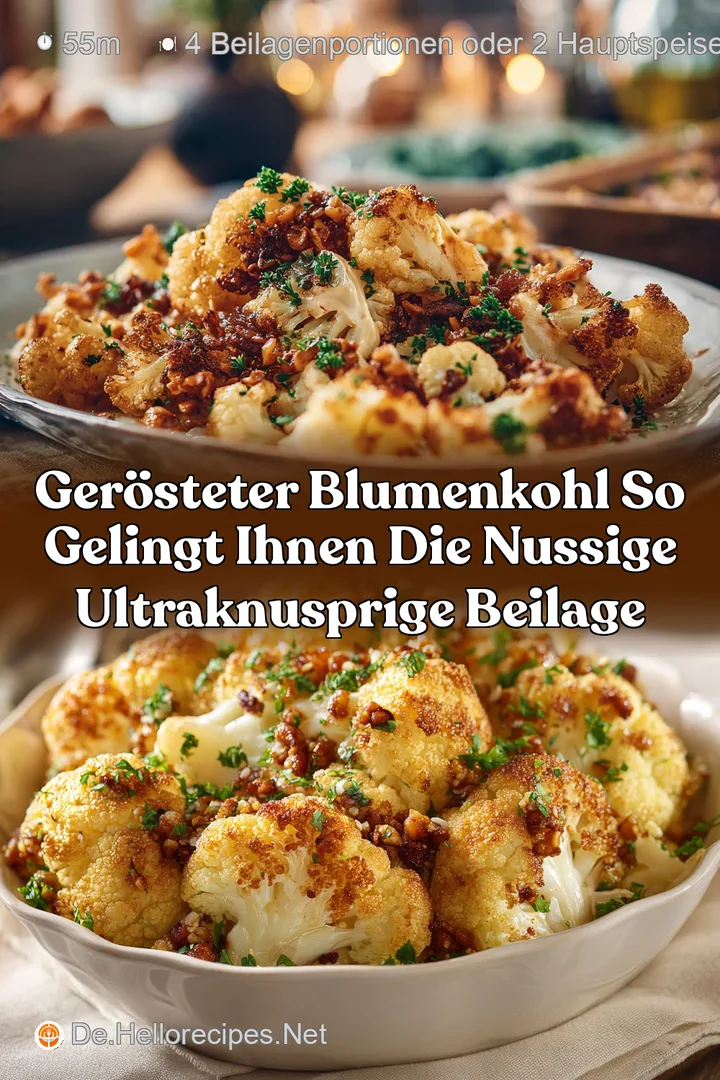 Ger&ouml;steter Blumenkohl So gelingt Ihnen die nussige ultraknusprige Beilage