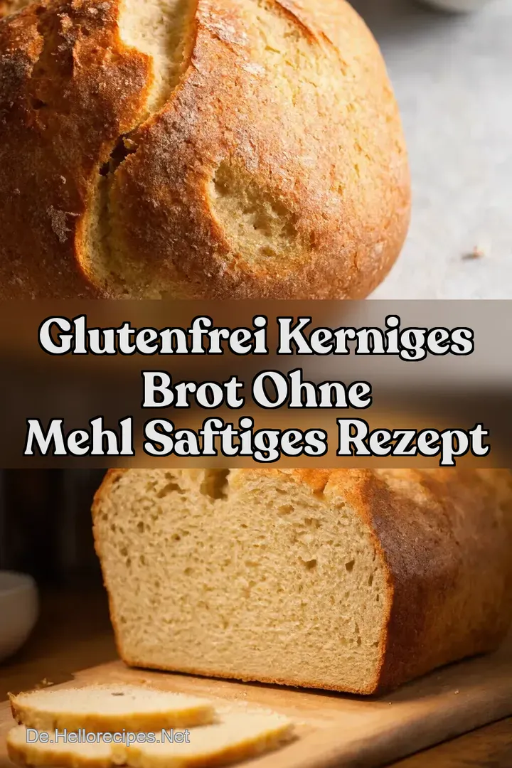 Glutenfrei Kerniges Brot ohne Mehl Saftiges Rezept