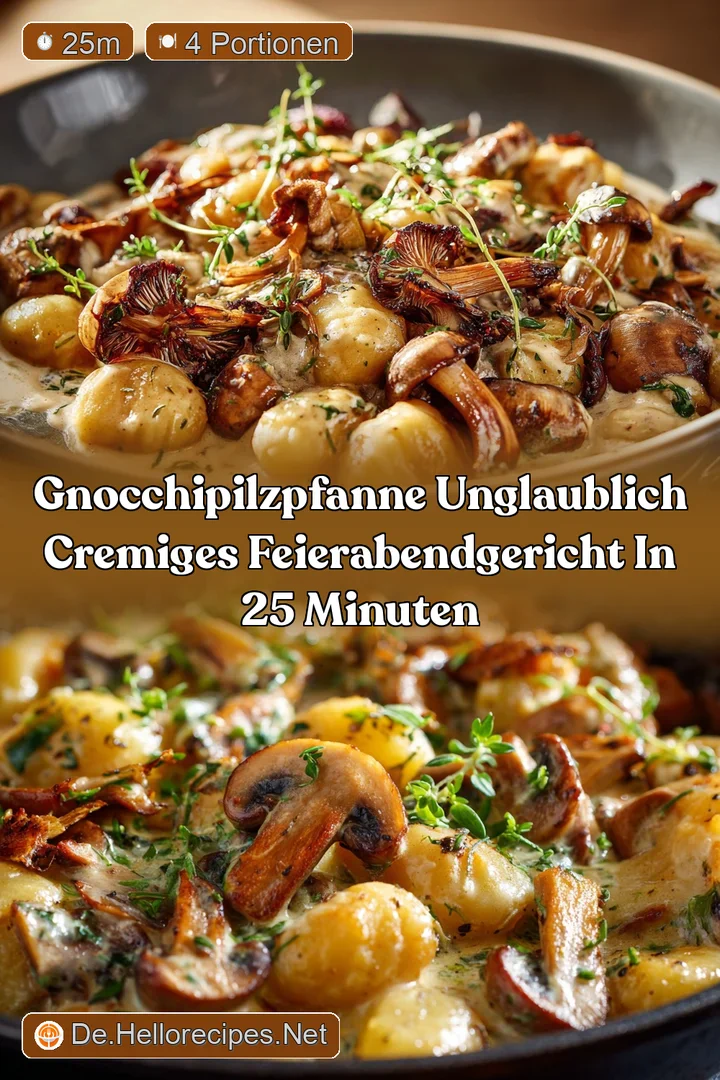 GnocchiPilzPfanne Unglaublich cremiges Feierabendgericht in 25 Minuten