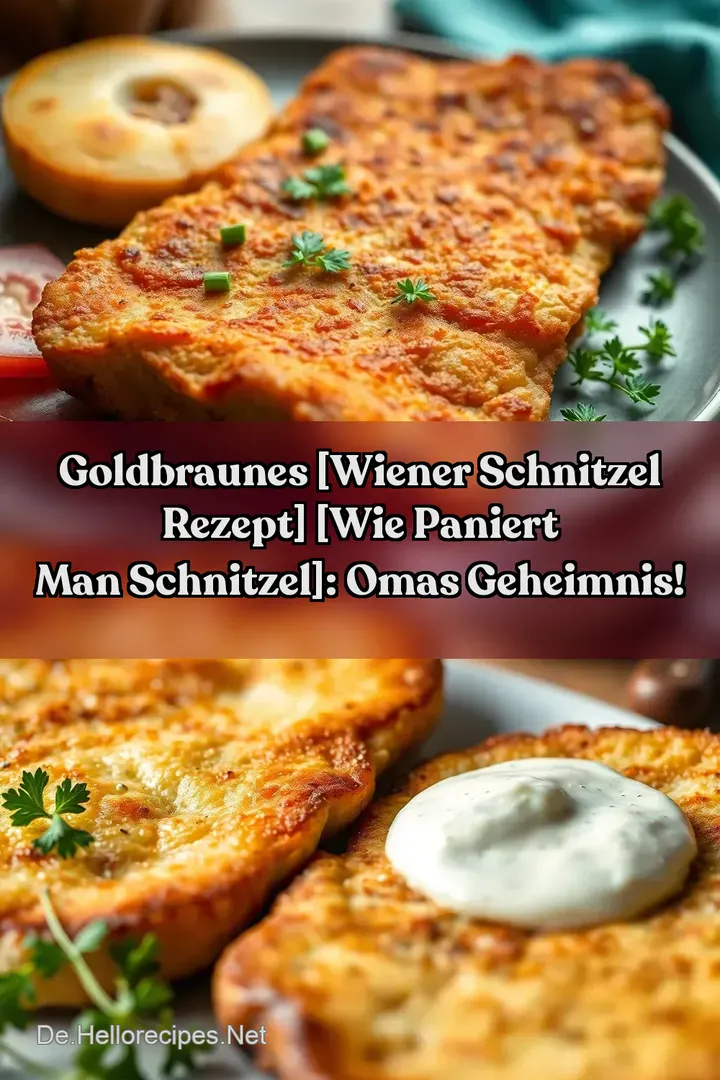 Goldbraunes [Wiener Schnitzel Rezept] [wie paniert man schnitzel]: Omas Geheimnis!