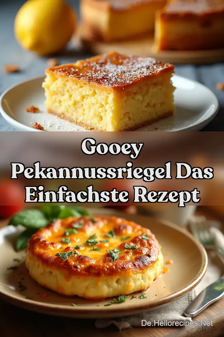 Gooey Pekannussriegel Das Einfachste Rezept