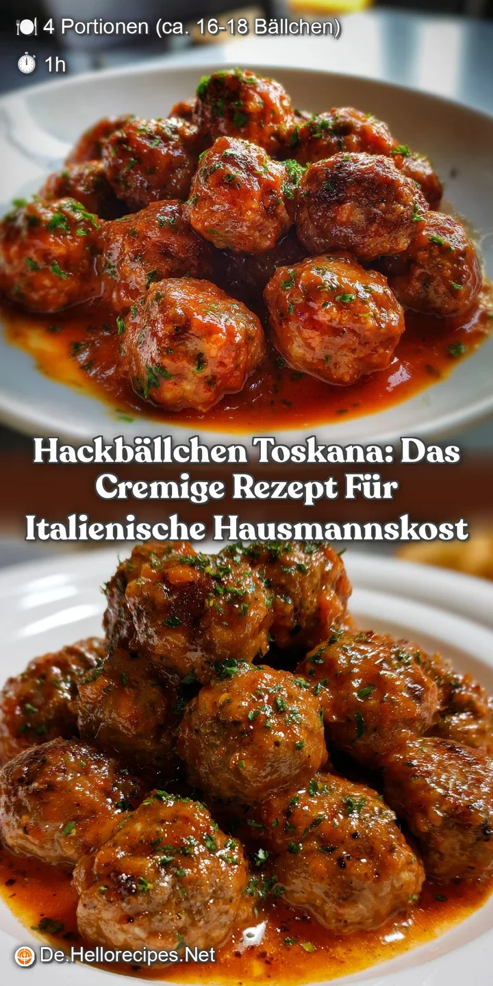 Hackb&auml;llchen Toskana: Das Cremige Rezept f&uuml;r Italienische Hausmannskost